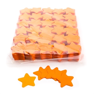 Papperskonfetti Stjärnor, Orange